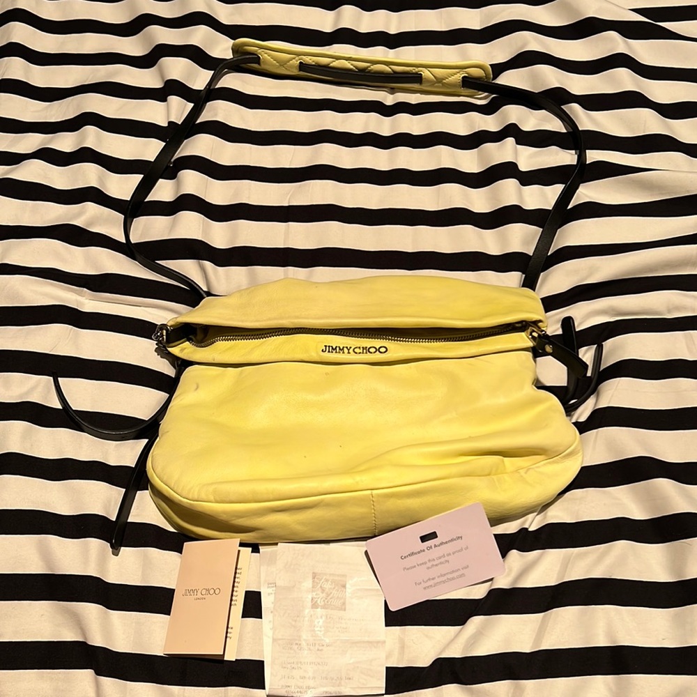 Authentic Jimmy Choo Foldover handbag